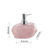 Dosasapone con erogatore in plastica cromata Gedy serie Chanelle - Rosa