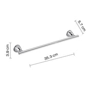 Porta asciugamani 35 cm in Acciaio Inox Genziana di Gedy - Cromato by CeramicStore | Lo specialista del tuo bagno