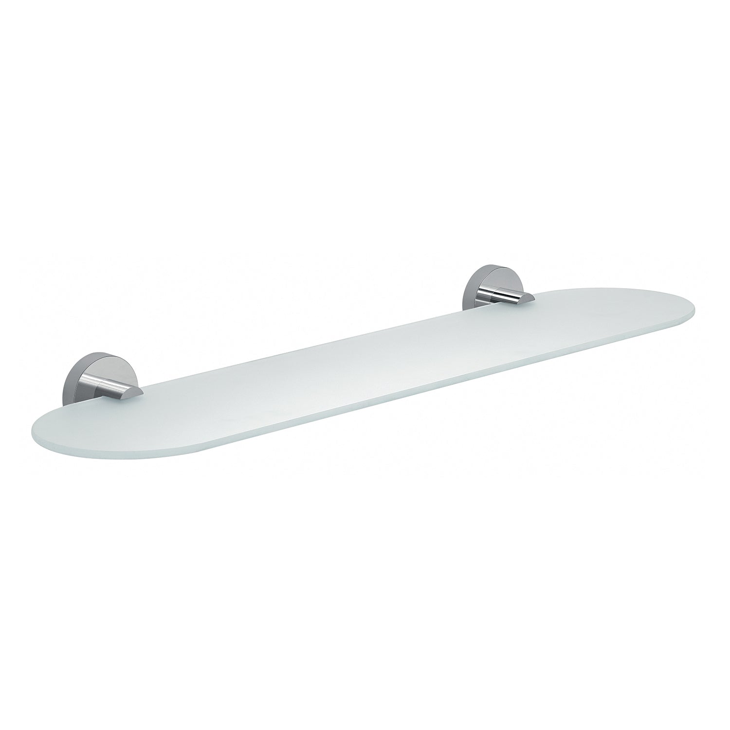 Mensola 60 cm a muro in Acciaio Inox Eros di Gedy - Cromato
