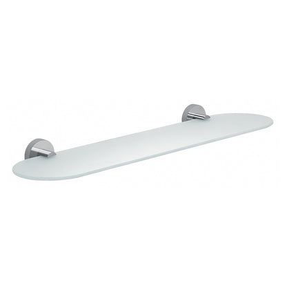 Mensola 60 cm a muro in Acciaio Inox Eros di Gedy - Cromato
