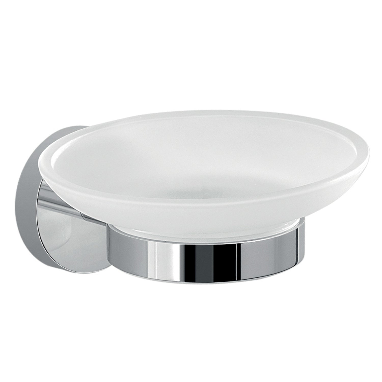 Portasapone a muro in Acciaio Inox Eros di Gedy - Cromato by CeramicStore | Lo specialista del tuo bagno