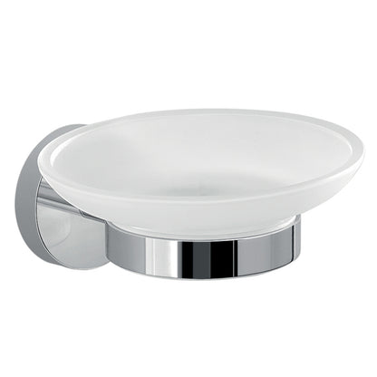 Portasapone a muro in Acciaio Inox Eros di Gedy - Cromato by CeramicStore | Lo specialista del tuo bagno