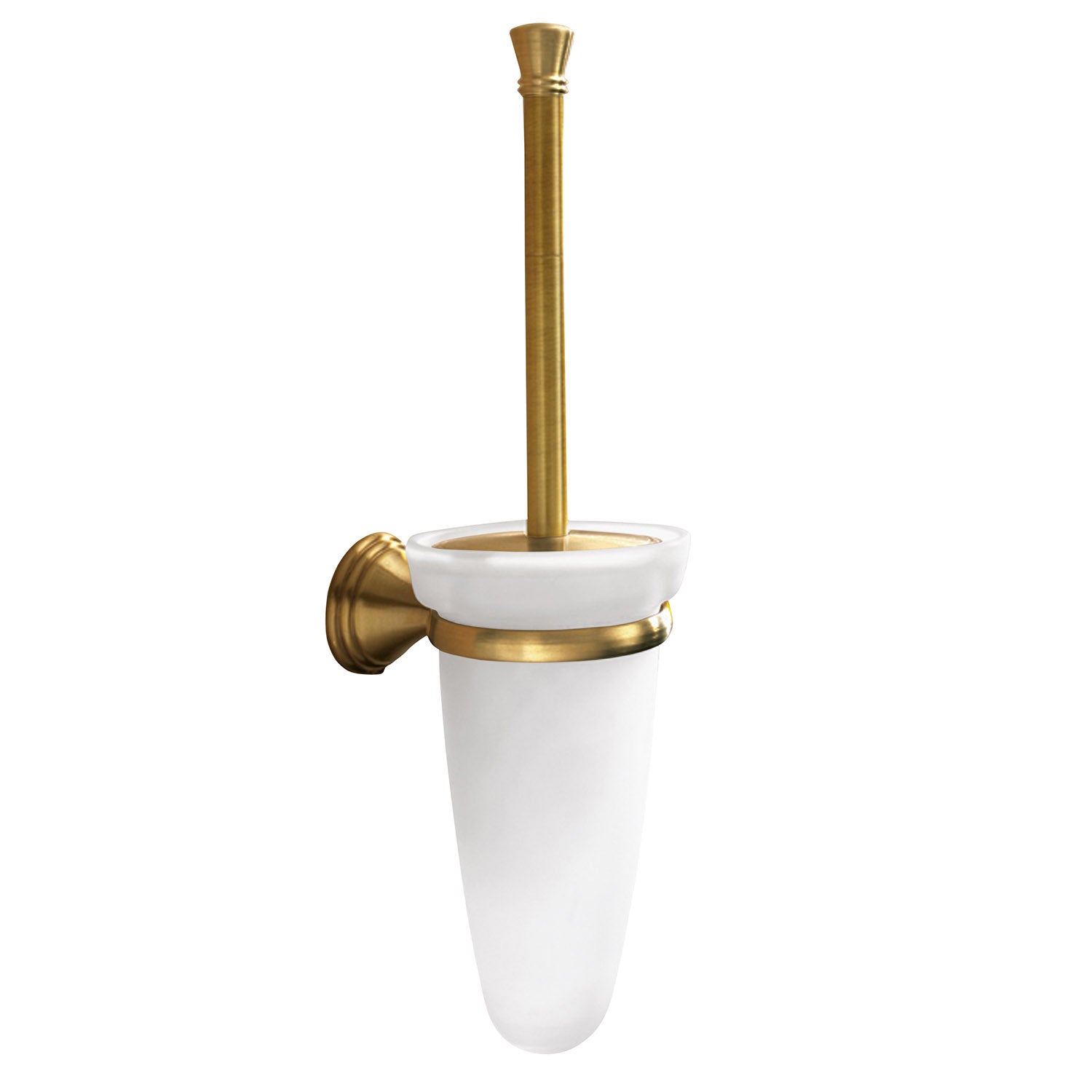 Scopino a parete con ciuffo in setole di Gedy serie Romance - Bronzo by CeramicStore | Lo specialista del tuo bagno