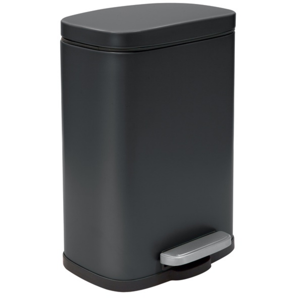 Pattumiera a pedale modello Akira 5 Lt. colore nero opaco by CeramicStore | Lo specialista del tuo bagno