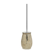 Scopino con ciuffo in setole Gedy serie Myosotis - Crema/Oro by CeramicStore | Lo specialista del tuo bagno
