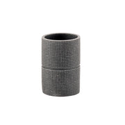 Portaspazzolini in resina Gedy serie Petra - Grigio