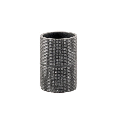 Portaspazzolini in resina Gedy serie Petra - Grigio