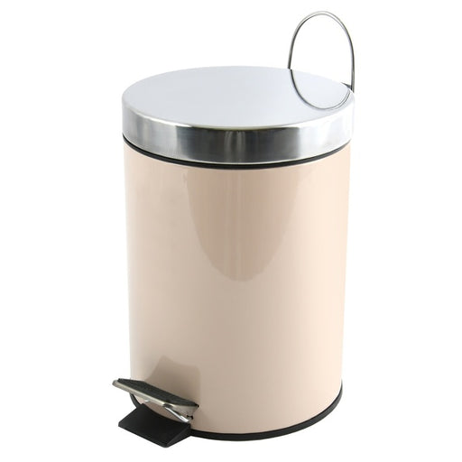 Pattumiera a pedale modello Unis da 3L in Acciaio Inox - Beige by CeramicStore | Lo specialista del tuo bagno