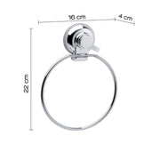 Porta asciugamani ad anello di Gedy serie Hot - Cromato by CeramicStore | Lo specialista del tuo bagno