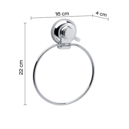 Porta asciugamani ad anello di Gedy serie Hot - Cromato by CeramicStore | Lo specialista del tuo bagno
