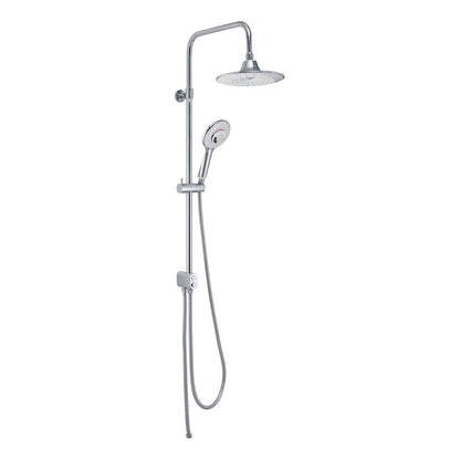 Colonna doccia estensibile con doccetta con diffusore musica Bluetooth di Gedy modello Music 00 - Cromato/Bianco by CeramicStore | Lo specialista del tuo bagno