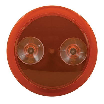 Specchio da bagno ingranditore rotondo con ventosa colore arancione by CeramicStore | Lo specialista del tuo bagno