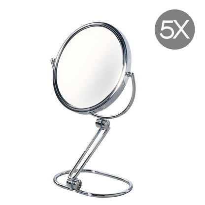 Specchio ingranditore 5X da appoggio - Cromato by CeramicStore | Lo specialista del tuo bagno