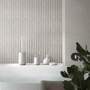 Portasapone in resina Gedy serie Kira - Bianco