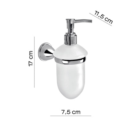 Dispenser sapone in Acciaio Inox Genziana di Gedy - Cromato by CeramicStore | Lo specialista del tuo bagno