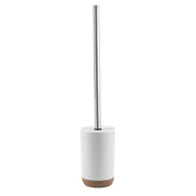 Scopino in ceramica e sughero Gedy serie Ilary - Bianco by CeramicStore | Lo specialista del tuo bagno