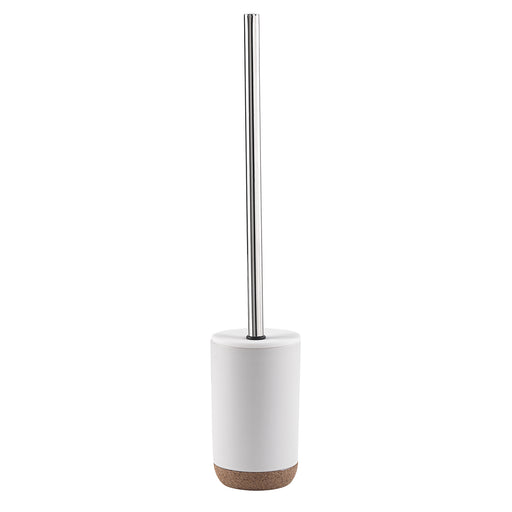 Scopino in ceramica e sughero Gedy serie Ilary - Bianco by CeramicStore | Lo specialista del tuo bagno