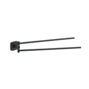 Portasalviette a snodo Gedy modello Tonga 4.7x39.1xH5.8 cm - Nero Matt by CeramicStore | Lo specialista del tuo bagno