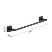 Portasalviette 45 cm Gedy modello Tonga 45x6.9xH4.7 cm - Nero Matt by CeramicStore | Lo specialista del tuo bagno