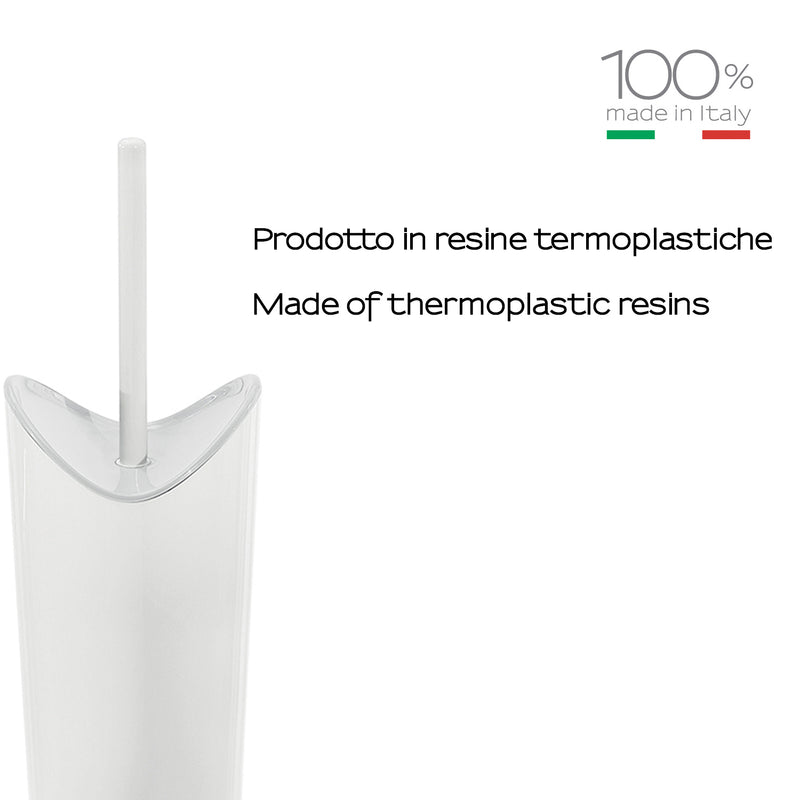 Scopino da appoggio Gedy serie Moby - Bianco by CeramicStore | Lo specialista del tuo bagno