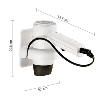 Gedy Phon Albatros - 1200W Con Supporto A Parete Bianco by CeramicStore | Lo specialista del tuo bagno