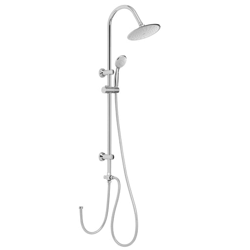 Colonna doccia regolabile con soffione tondo e doccetta a 4 getti di Gedy modello Easy 02 - Cromato by CeramicStore | Lo specialista del tuo bagno
