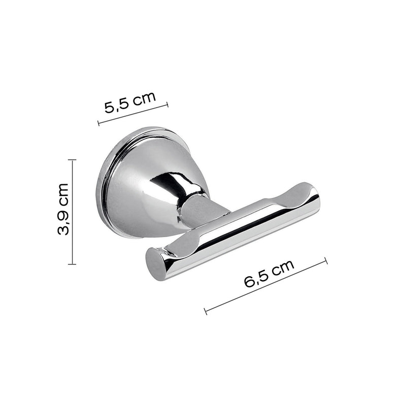 Appendiabiti in Acciaio Inox Genziana di Gedy - Cromato by CeramicStore | Lo specialista del tuo bagno