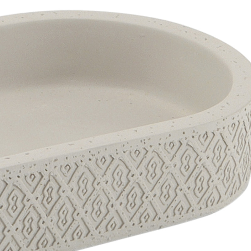 Vassoio Portaoggetti in cemento e bambà¹ Gedy serie Afrodite - Grigio by CeramicStore | Lo specialista del tuo bagno