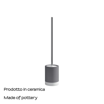 Scopino in ceramica Gedy serie New Mizar - Grigio by CeramicStore | Lo specialista del tuo bagno