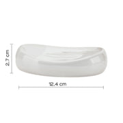 Portasapone in ceramica Gedy modello Azalea - Bianco