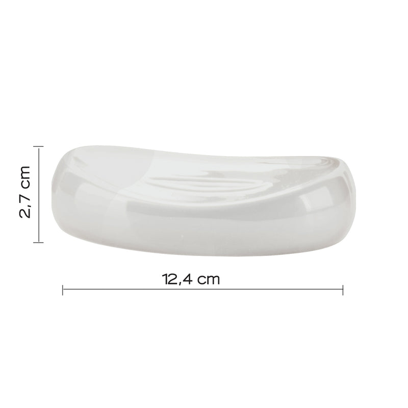 Portasapone in ceramica Gedy modello Azalea - Bianco