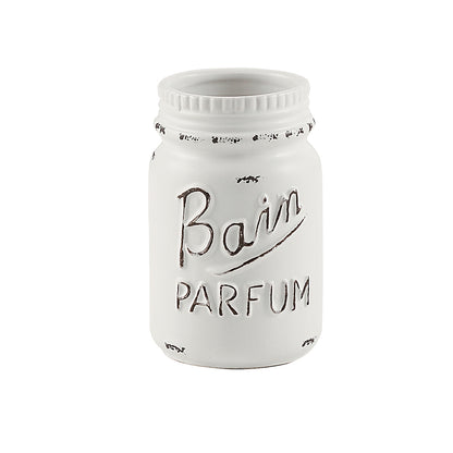Portaspazzolini in ceramica Gedy serie Catherine - Bianco