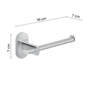 Portarotolo in Acciaio Inox Gedy serie Febo - Cromato