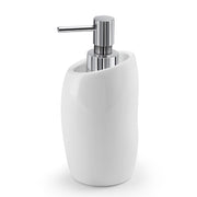 Dispenser sapone con erogatore in Cromall Gedy serie Iside - Bianco Lucido
