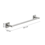 Portasalviette a muro 30 cm Fuji di Gedy - Spazzolato by CeramicStore | Lo specialista del tuo bagno