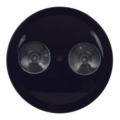Specchio da bagno ingranditore rotondo con ventosa colore nero by CeramicStore | Lo specialista del tuo bagno