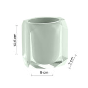 Portaspazzolini Gedy serie Chanelle - Verde Menta