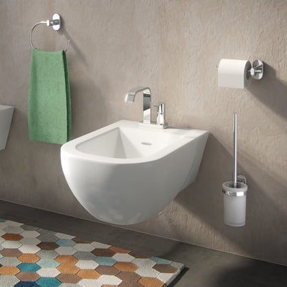 Scopino con ciuffo in setole in Acciaio Inox Gedy serie Febo - Cromato by CeramicStore | Lo specialista del tuo bagno