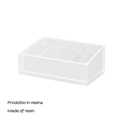 Organizer da appoggio Gedy serie Rainbow - Bianco by CeramicStore | Lo specialista del tuo bagno
