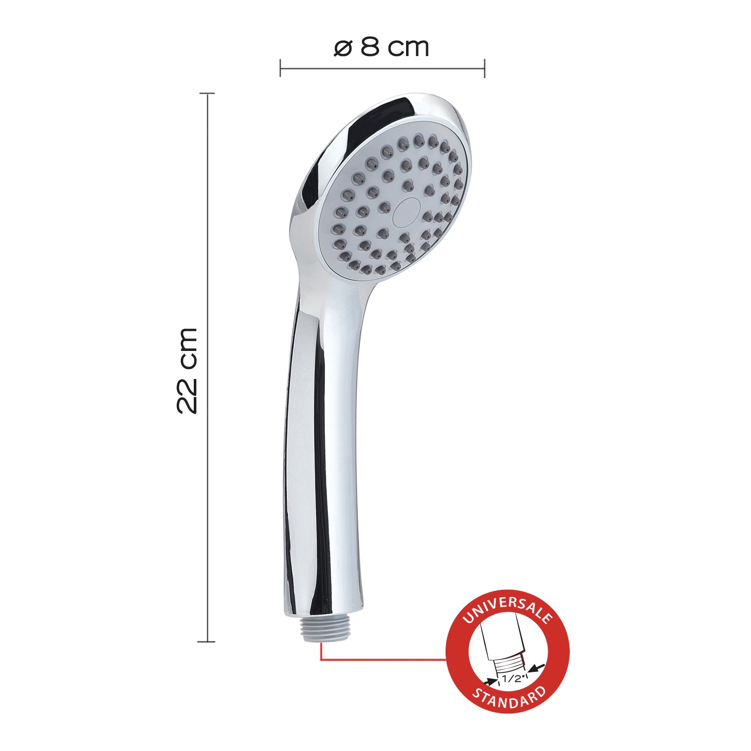 Doccetta 1 getto modello Star 00 di Gedy - Cromato by CeramicStore | Lo specialista del tuo bagno