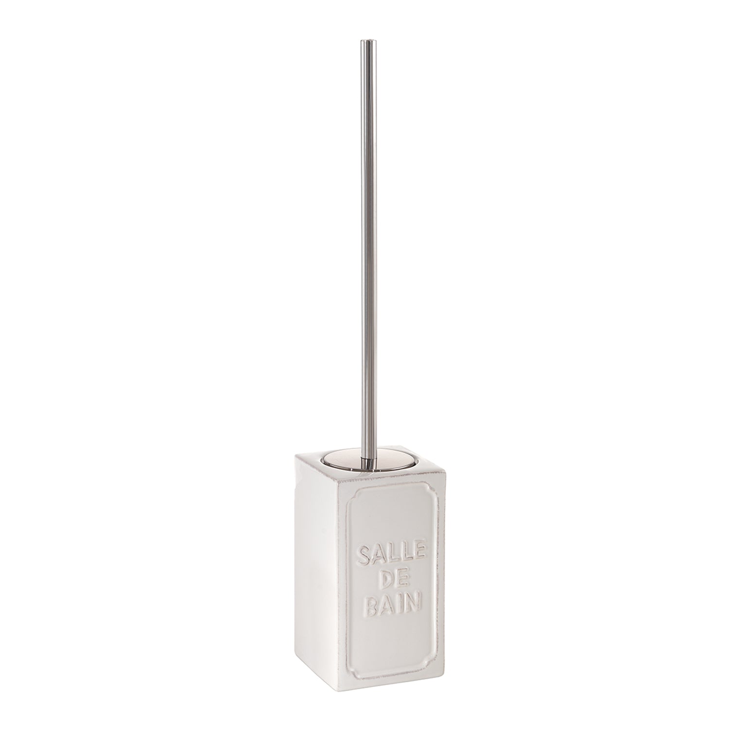 Scopino con ciuffo in setole di Gedy serie Vivienne - Bianco by CeramicStore | Lo specialista del tuo bagno