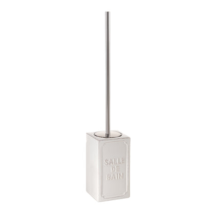 Scopino con ciuffo in setole di Gedy serie Vivienne - Bianco by CeramicStore | Lo specialista del tuo bagno