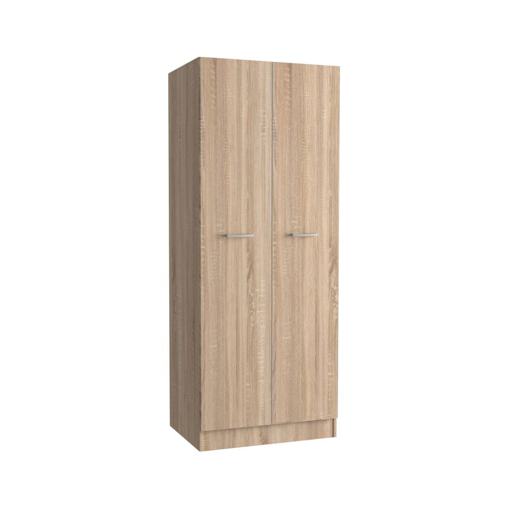 Armadio salvaspazio a due ante in truciolare - Rovere by CeramicStore | Lo specialista del tuo bagno