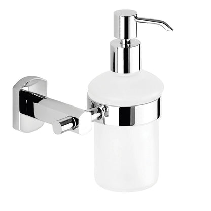 Dosasapone a parete con erogatore in metallo di Gedy serie Edera Plus - Cromato by CeramicStore | Lo specialista del tuo bagno