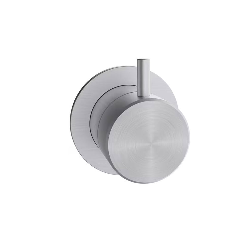 Deviatore Incasso completo di corpo incasso finitura spazzolata Paffoni Inox Tech ZDEV119AC