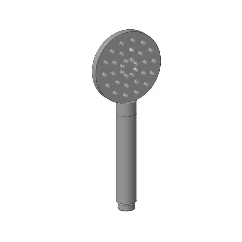 Doccia Minimal monogetto tonda attacco 1/2" finitura spazzolata Paffoni Inox Tech ZDOC132AC