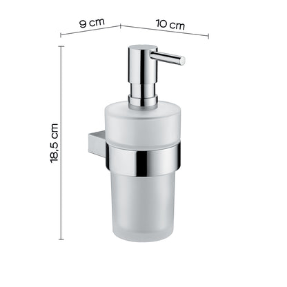 Dosasapone in ottone e Cromall con erogatore in acciaio inox AISI 304 Gedy serie Canarie - Cromato by CeramicStore | Lo specialista del tuo bagno