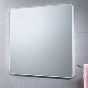 Specchio quadrato 55x55 cm di Gedy con cornice in resine termoplastiche - Bianco by CeramicStore | Lo specialista del tuo bagno