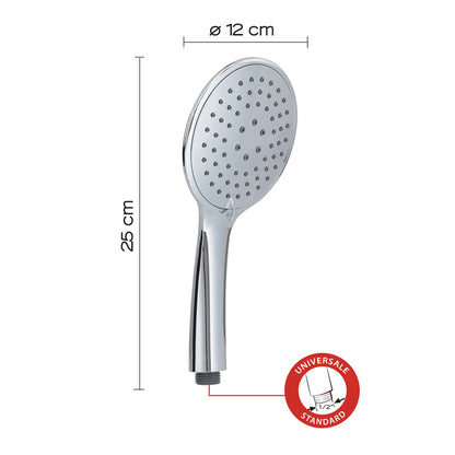 Doccetta tonda a 3 getti modello Tech 02 di Gedy - Cromato by CeramicStore | Lo specialista del tuo bagno