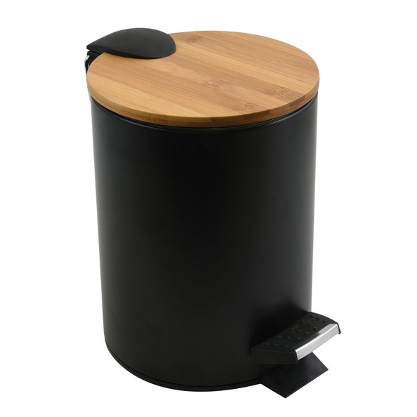 Pattumiera a pedale modello Adonis 5Lt. colore nero by CeramicStore | Lo specialista del tuo bagno